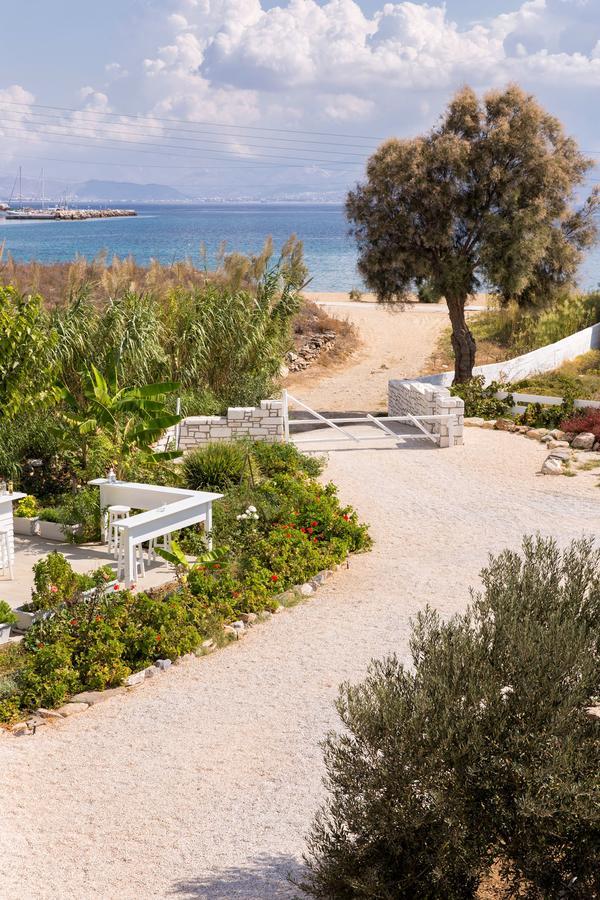 Villa San Dimitrio House On The Beach โลการาส ภายนอก รูปภาพ