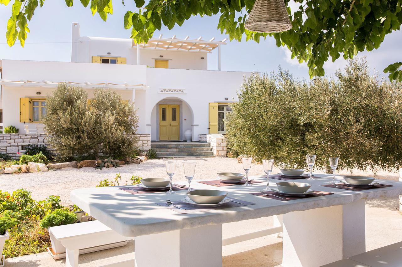 Villa San Dimitrio House On The Beach โลการาส ภายนอก รูปภาพ