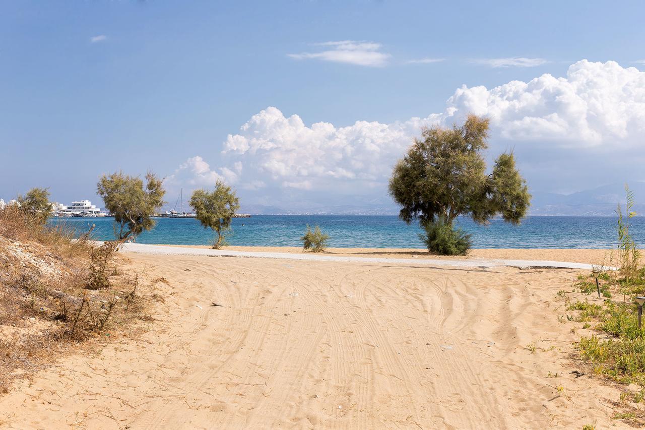 Villa San Dimitrio House On The Beach โลการาส ภายนอก รูปภาพ