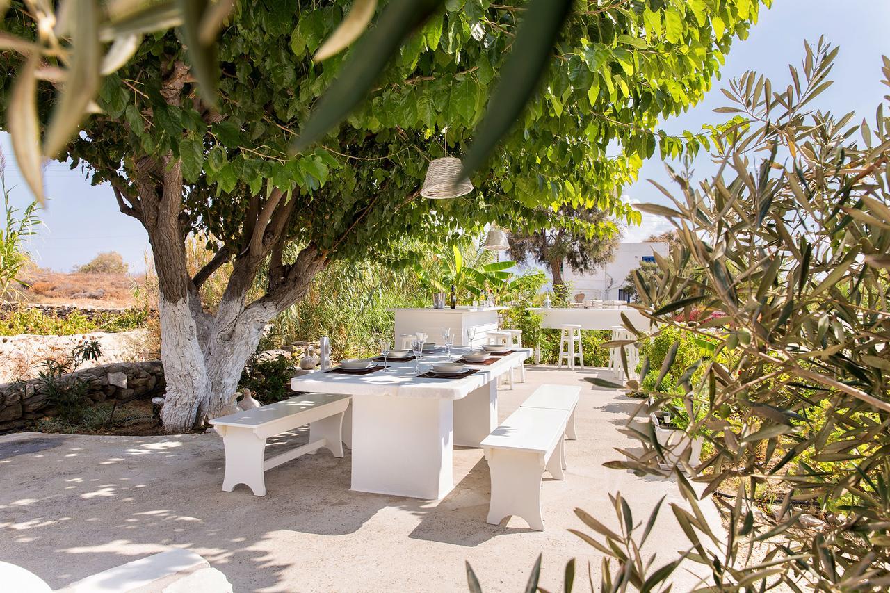 Villa San Dimitrio House On The Beach โลการาส ภายนอก รูปภาพ